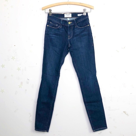 FRAME Le Skinny de Jeanne size 25 dark wash jeans - Picture 9 of 9